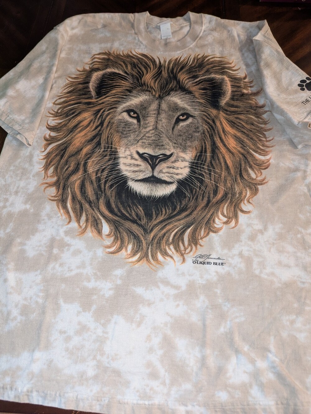 VTG 1994 Liquid Blue Lion Habitat MGM Grand Las Vegas Tee XXL
